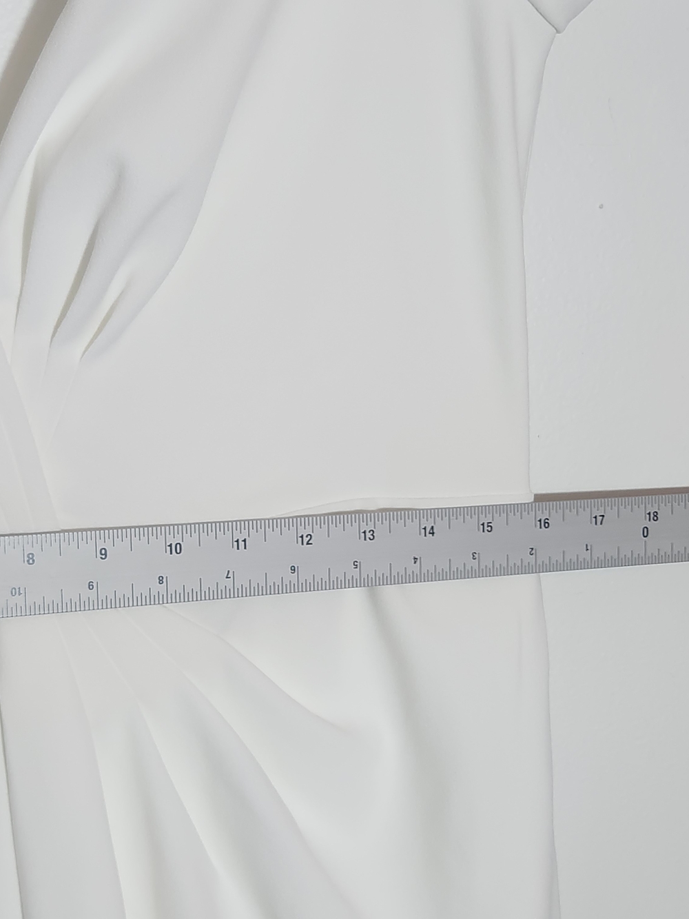 Lulus White Long Sleeve Mermaid Wedding Dress with Deep V-Neck Size XL - Picture 9 of 11